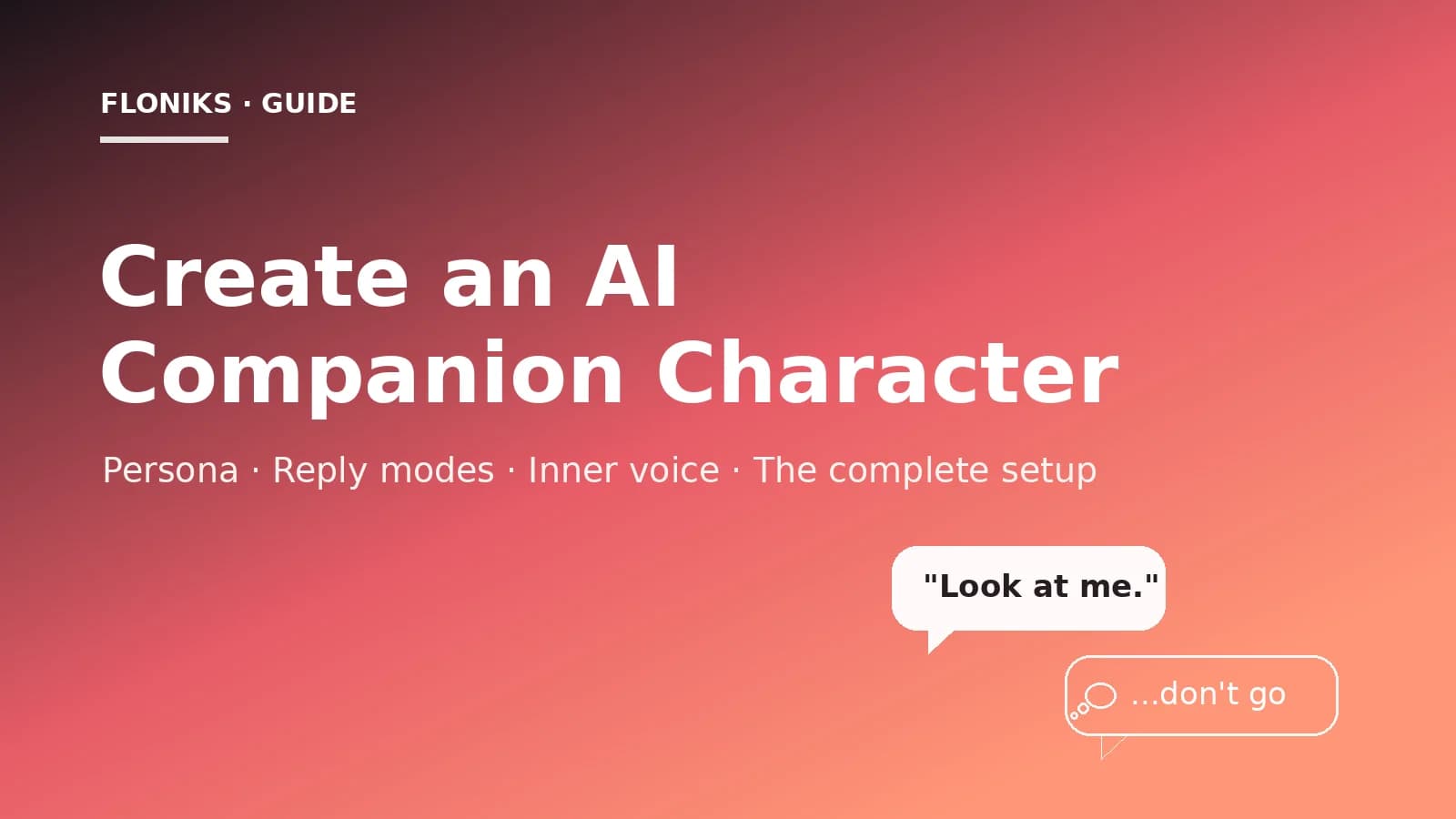 Create an AI Companion Character: The Complete Setup Guide